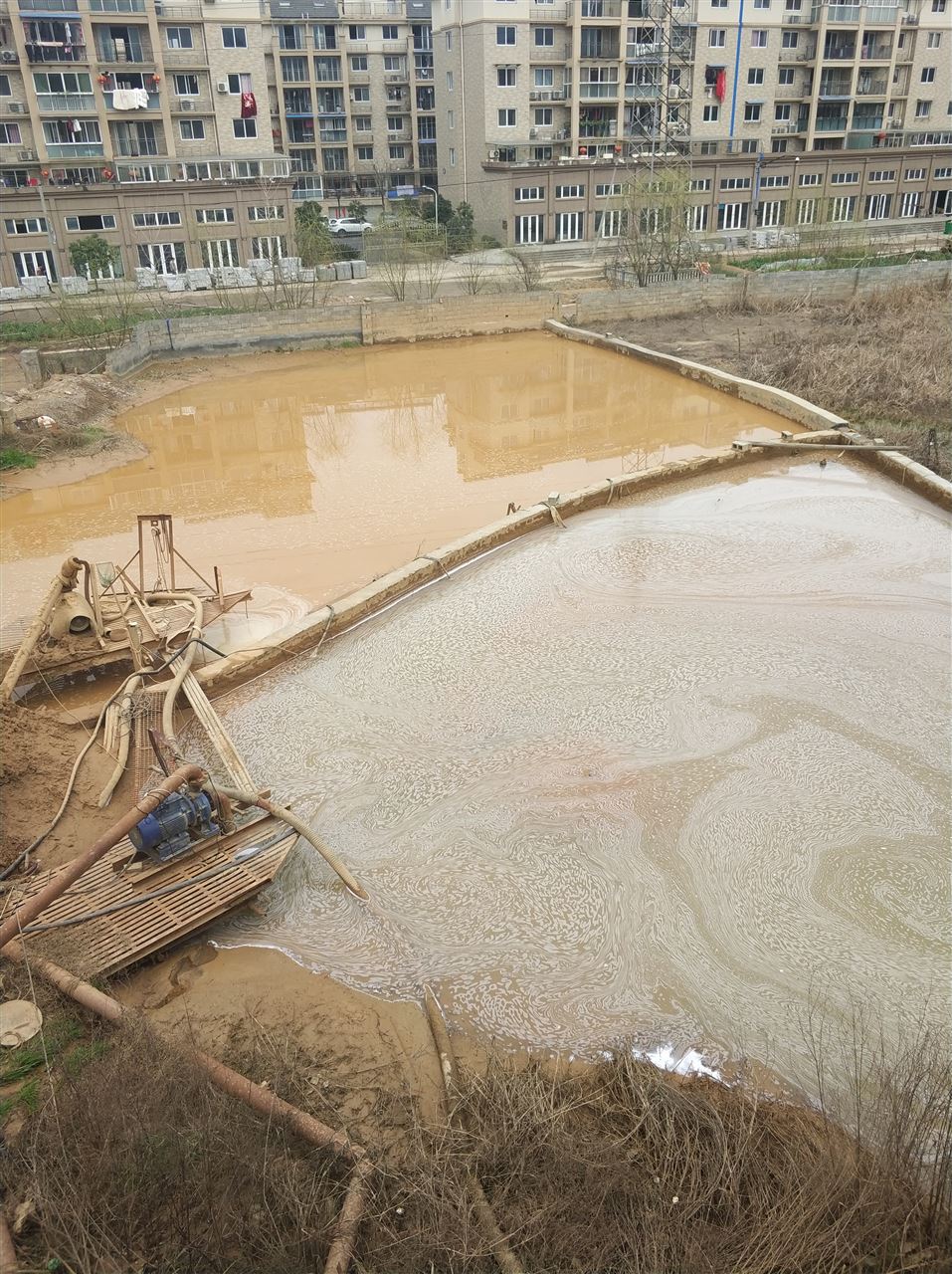 广平沉淀池淤泥清理-厂区废水池淤泥清淤