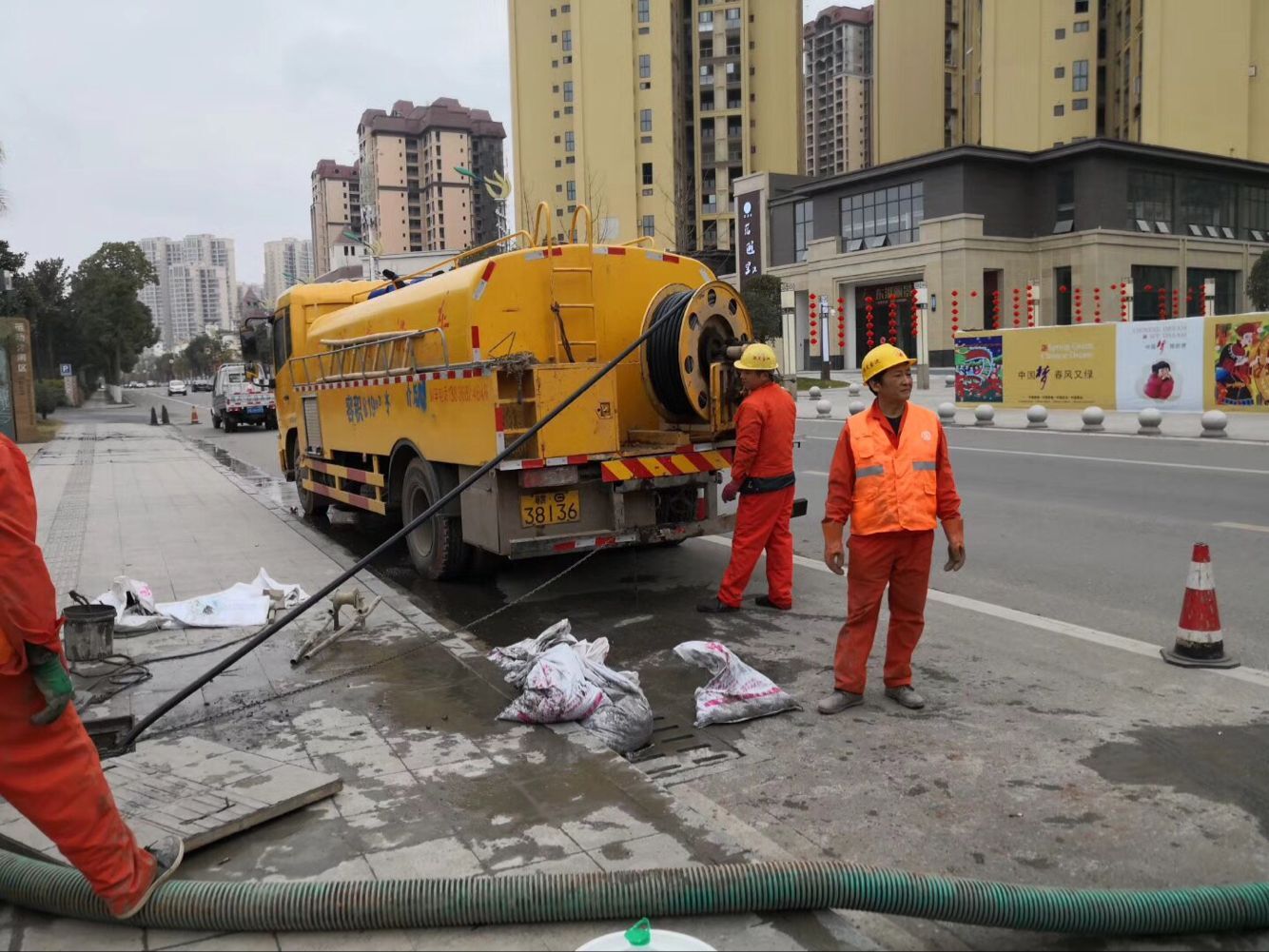 广平排污管道清淤-管道清洗