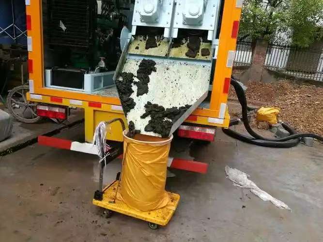 污水池污泥压干化粪池垃圾脱水养殖场粪便干湿分离